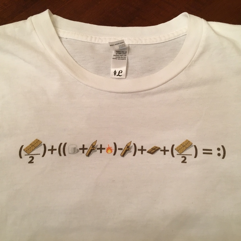 Cute white short sleeve t-shirt